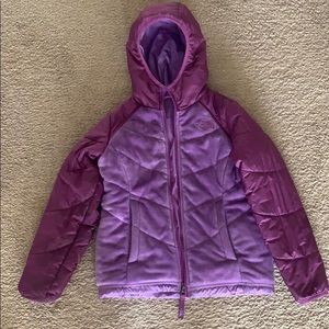 North face girls reversible Perseus jacket sm7/8